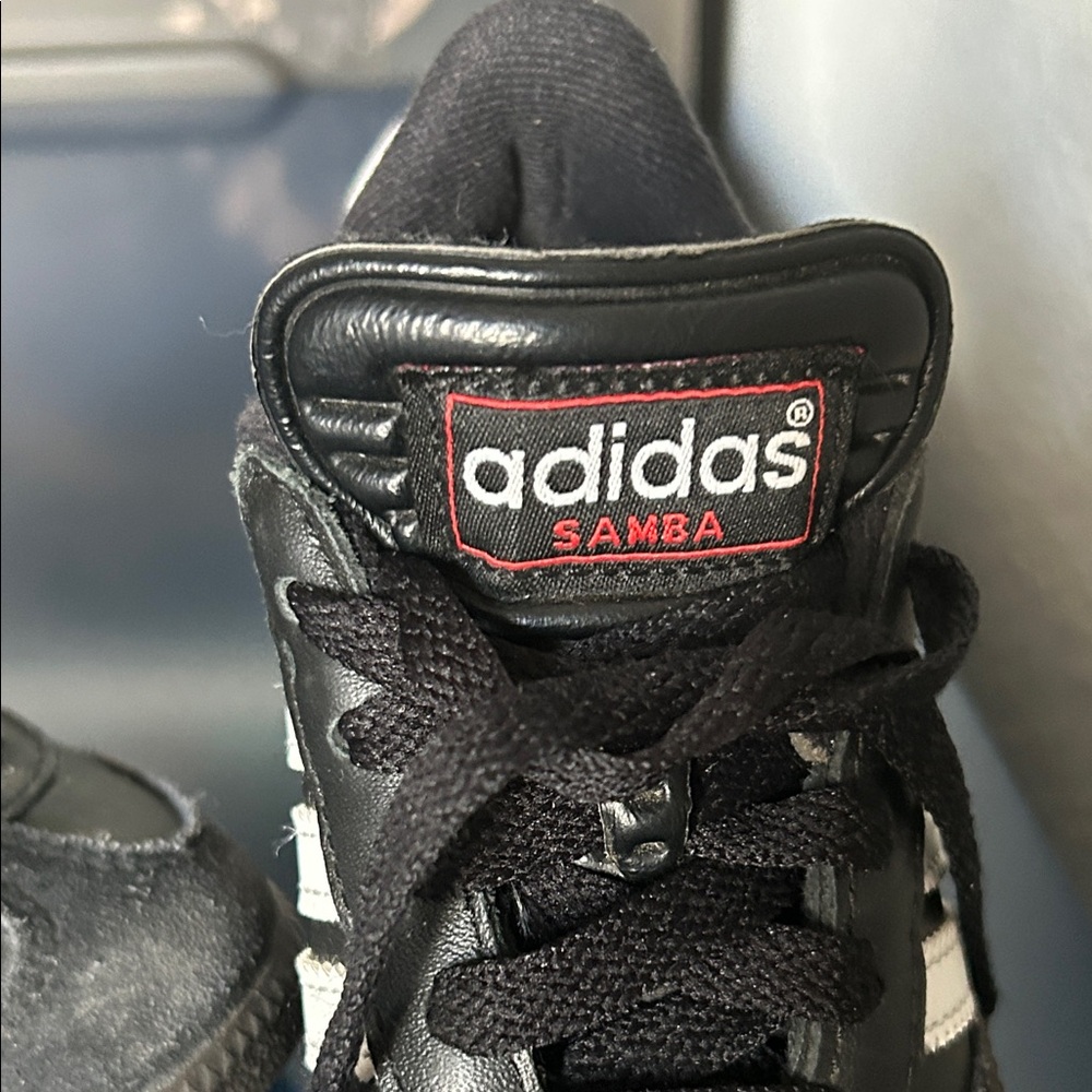 Adidas Kids Samba Black and White Athletic Play Time Sneakers - Picture 2 of 8